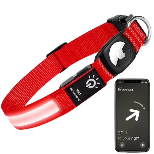 Airtag LED Dog Collar