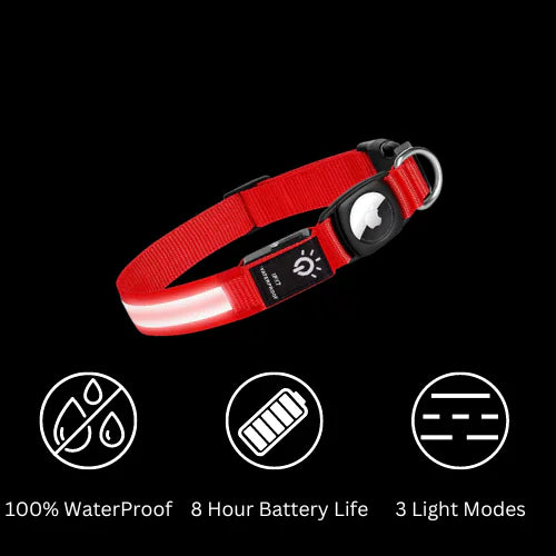 Airtag LED Dog Collar