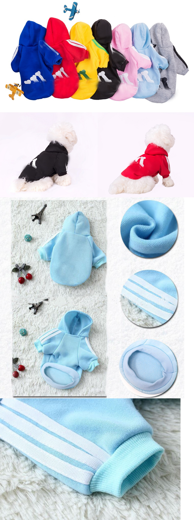 Dog Hoodie for Pets - Casual Dog Clothing